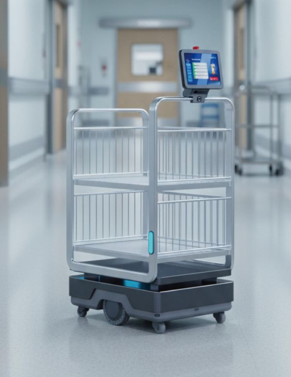 醫療級AMR自主移動機器人研發成功　     智慧搬運即將上市